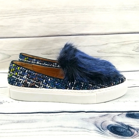 Anthropologie Shoes - Bettye Muller Women's •Nikki• Faux Fur Boucle Slip-On Sneaker 6.5